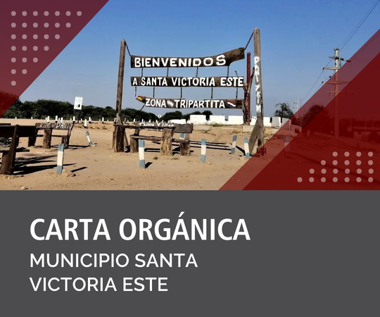 Carta Orgánica de Santa Victoria Este